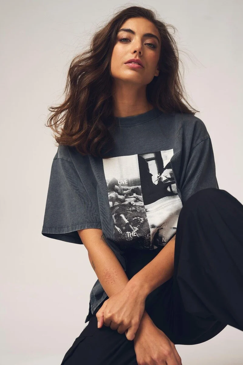 Gossia - Maggiego Tee G3074 - Black Washed