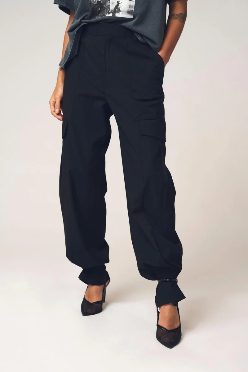 Gossia - Billiego Barrel Pants G3064 - Black