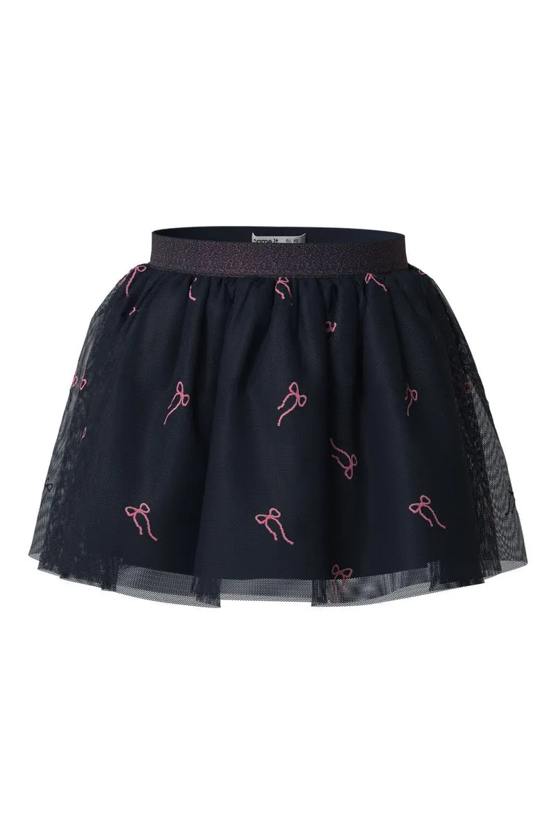 Name It - Nmfveross Tulle Skirt - 5166299 Navy Blazer Bow