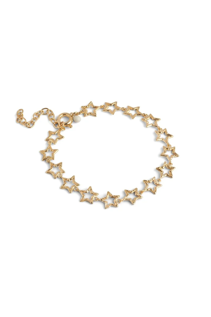 Enamel Copenhagen - Bracelet, Organic Starlink Chunky B172gb - Gold Plated