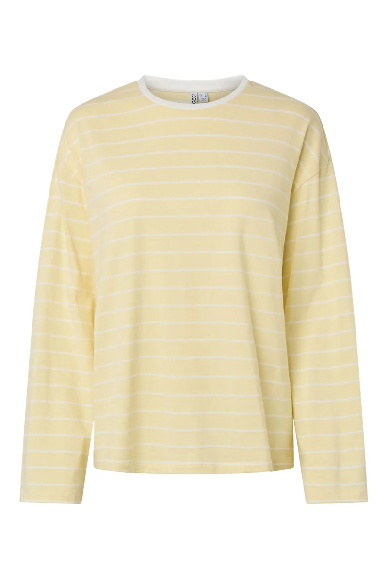 Pieces - Pcsadie Ls Top - 5099194 French Vanilla New Cloud Dancer