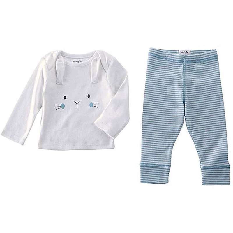 Mud Pie Baby Girl's Bunny Pants Set (Infant)