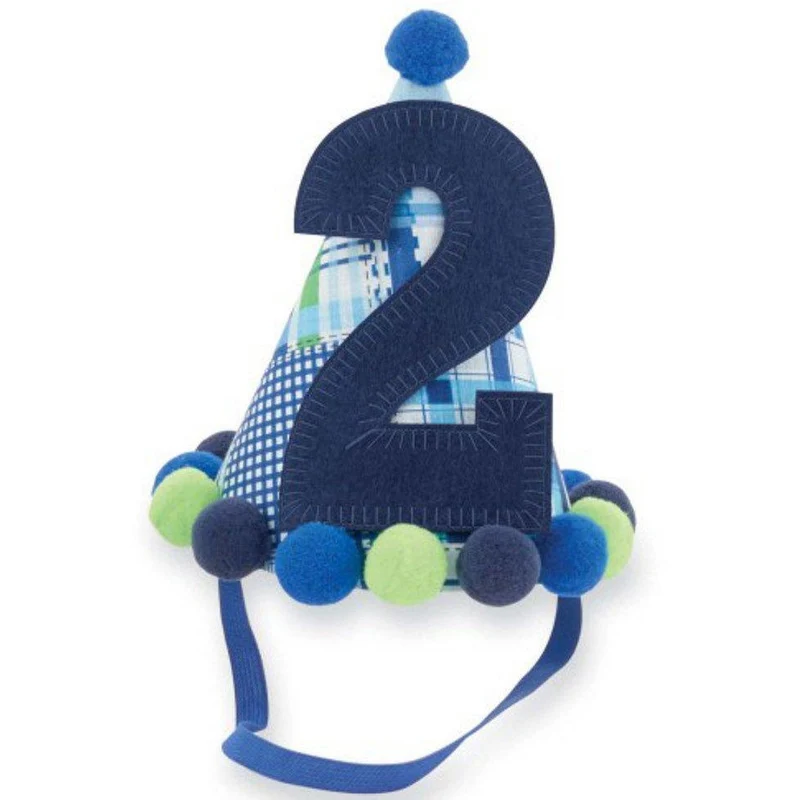 Mud Pie "I'm Two" Birthday Boy Party Hat