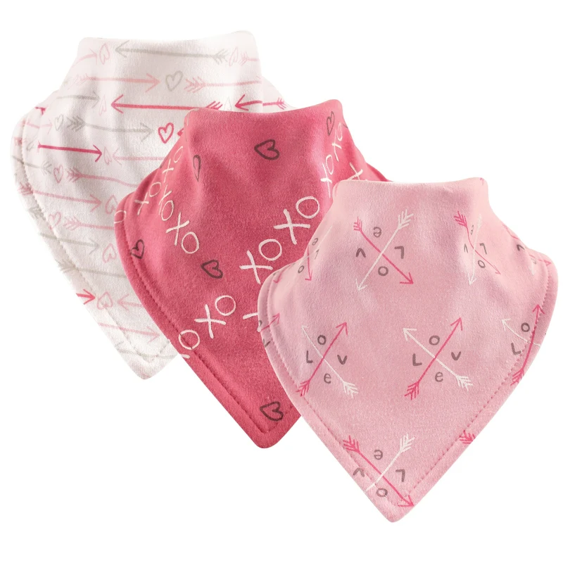 Luvable Friends Unisex Baby Cotton Bandana Bibs