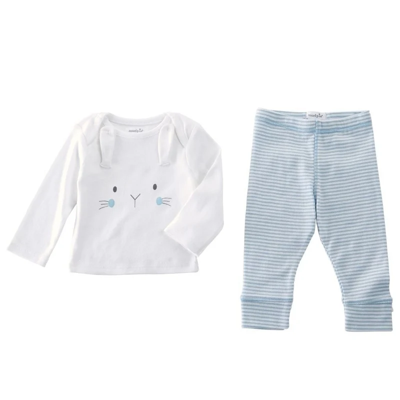 Baby Easter Bunny Outfit - Blue