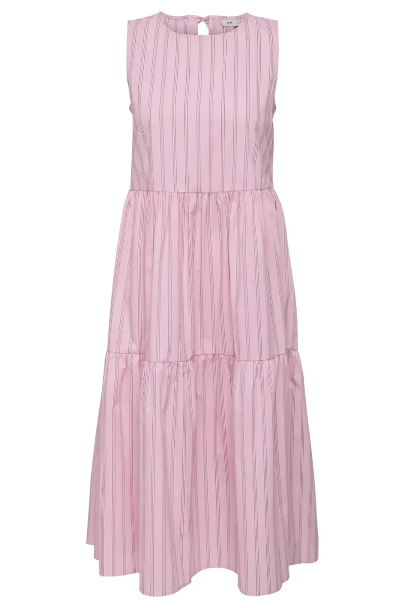JDY - Jdymio S/L Mididress Dia - 4985652 Pink Lady 05-02-26 Wild Orchid&Black