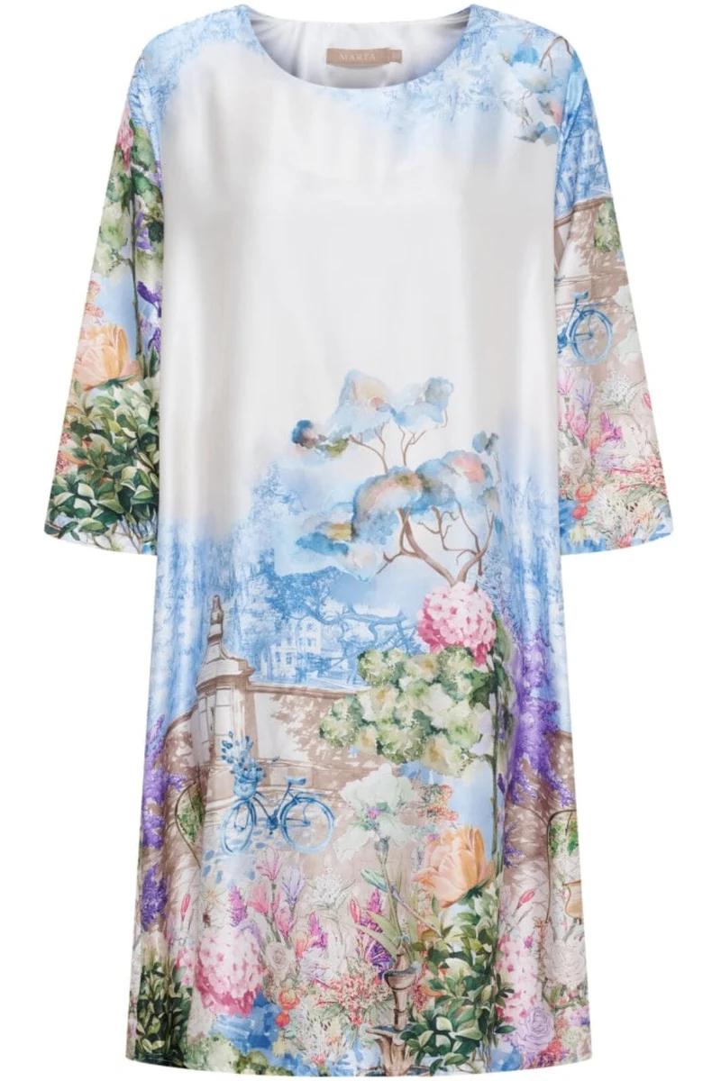 Marta Du Chateau - Mdcfabiana Dress 7872 - Celeste