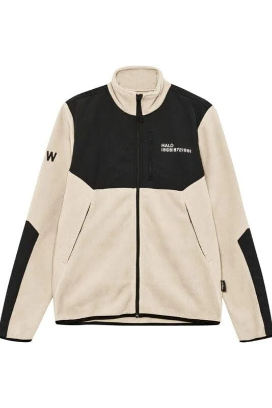 Halo - Blocked Zip Fleece 610209 - 8754 - Oyster Gray