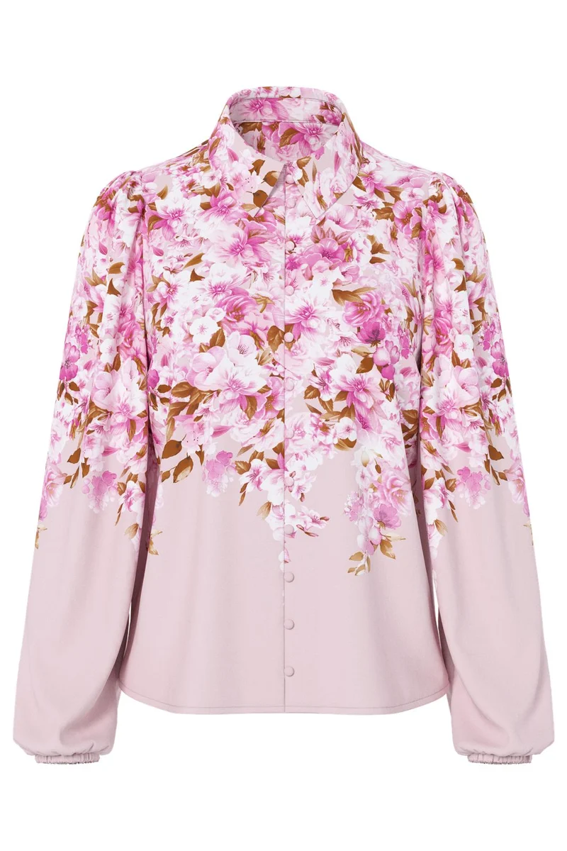 YAS - Yascleo Ls Shirt - 5175515 Pale Lilac Cleo Print