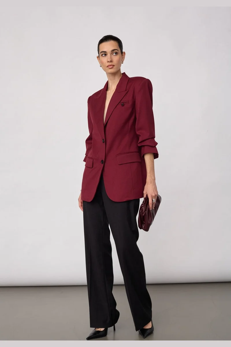 Co´Couture - Volicc Shoulder Blazer 500285 - 30006 - Berry Red