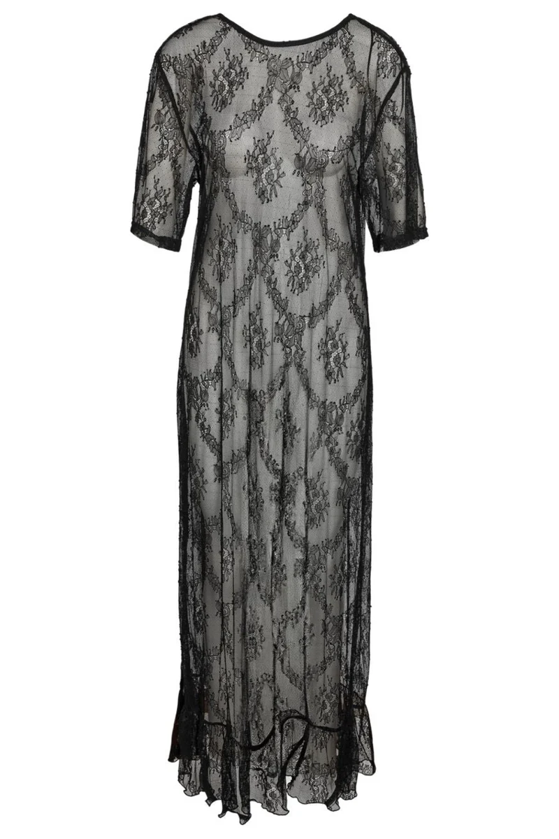Noisy May - Nmlucia S/S Long Dress - 4980146 Black