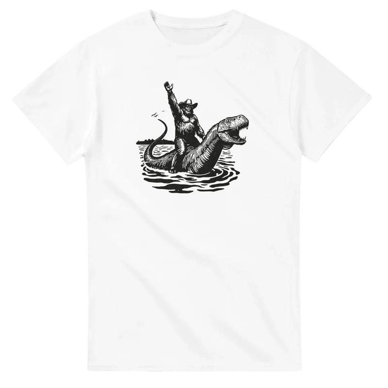 T-shirt - Bigfoot & Nessie