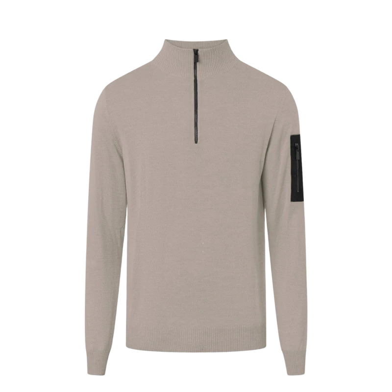 Lucca 1/2 Zip - Bambu