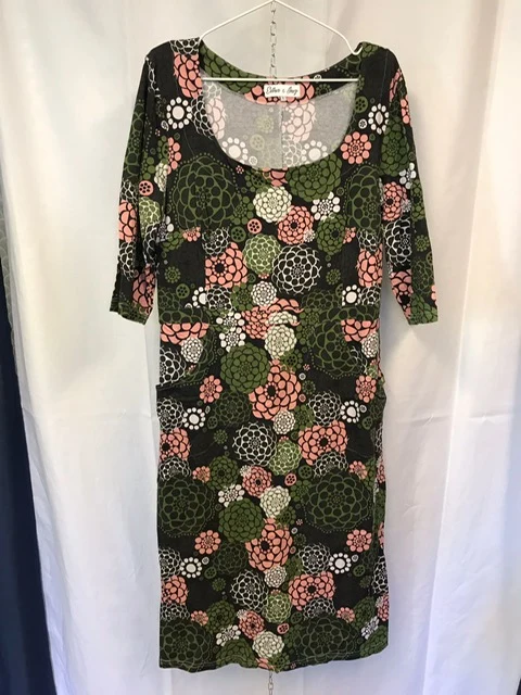 Secondhand: Inez - Zinnia dark green - L