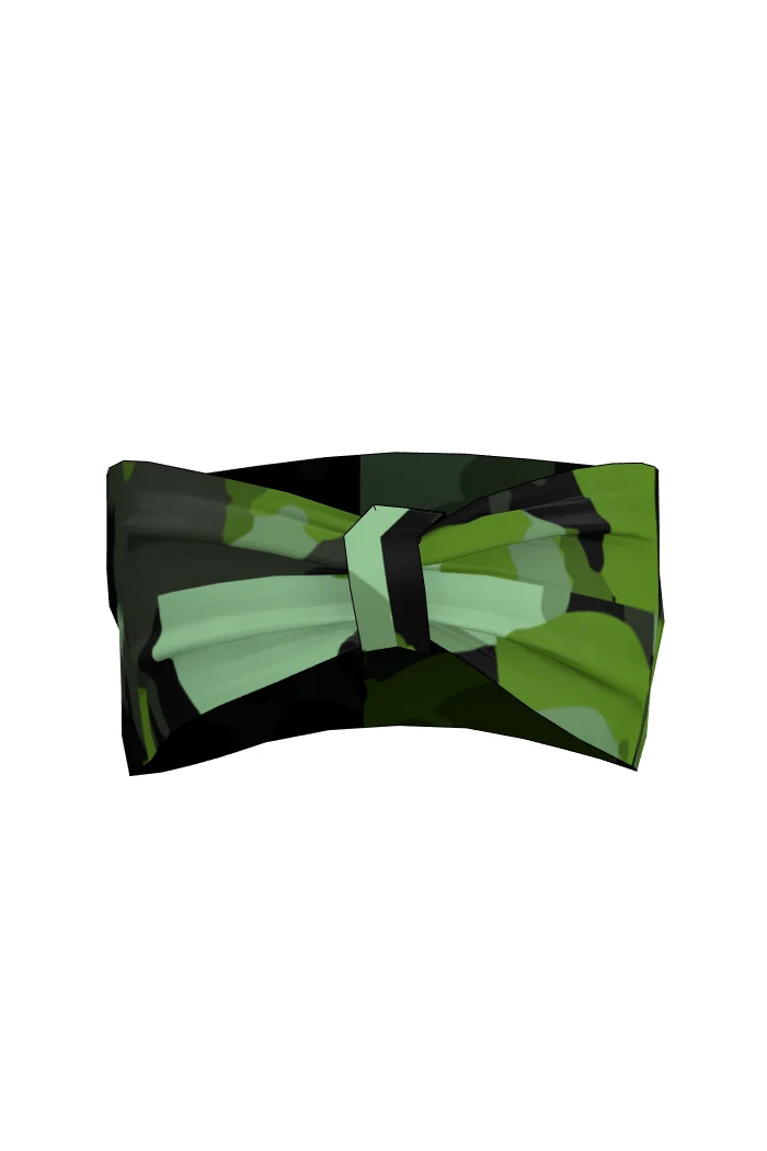Hanna Hårband - Dahlia leaf BIG blackgreen