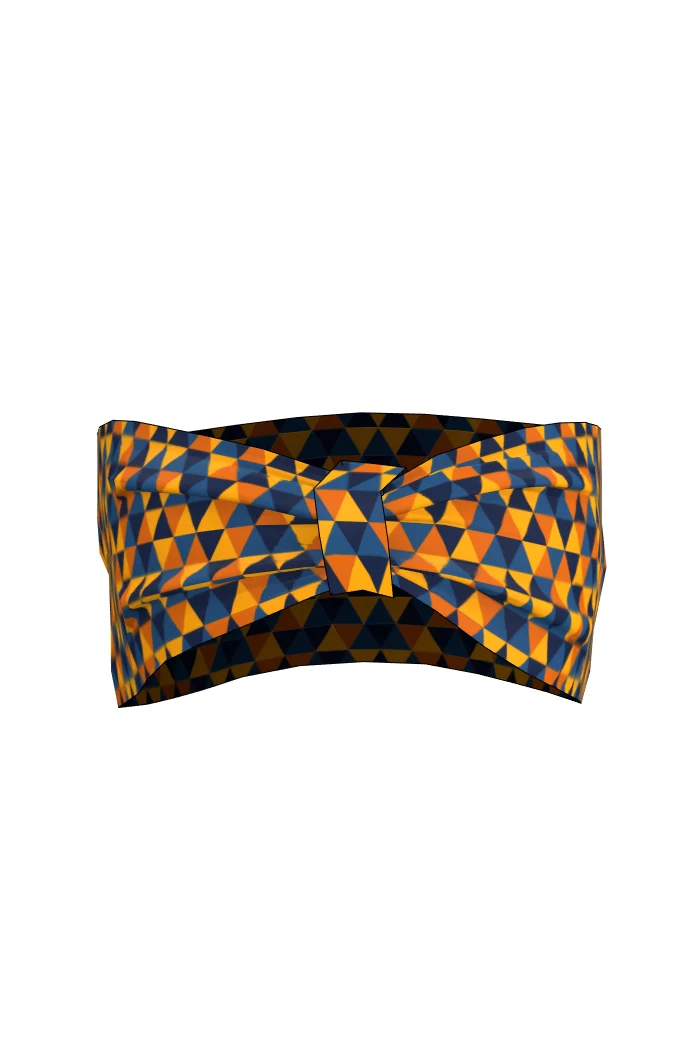 Hanna Hårband - Shades of blues orange