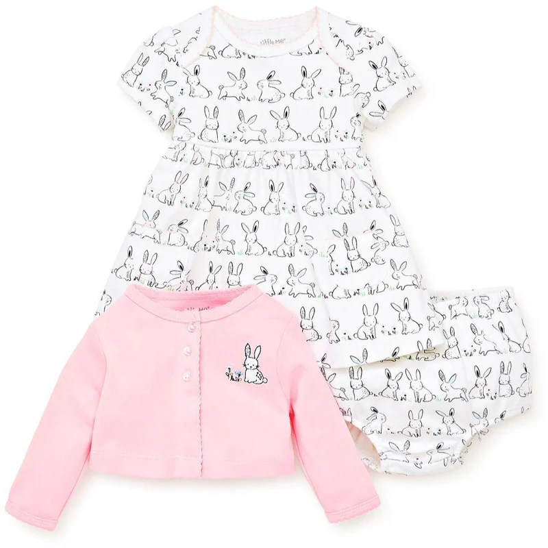 Litte Me Bunny Easter Dress Set
