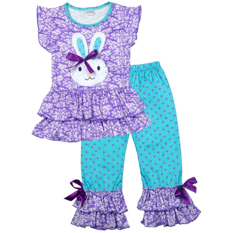 Easter Bunny Ruffle Tunic and Legging Set