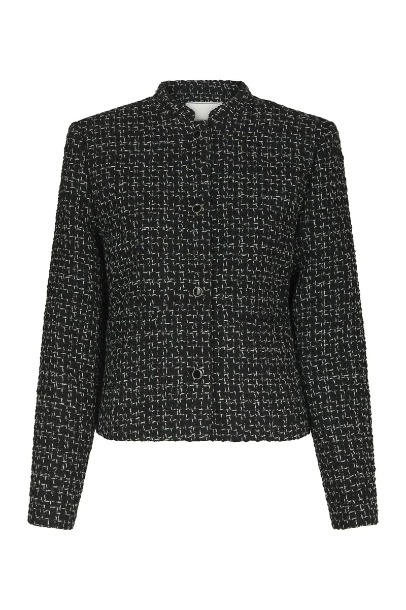 Neo Noir - Denisa Boucle Jacket 170180 - 100 - Black
