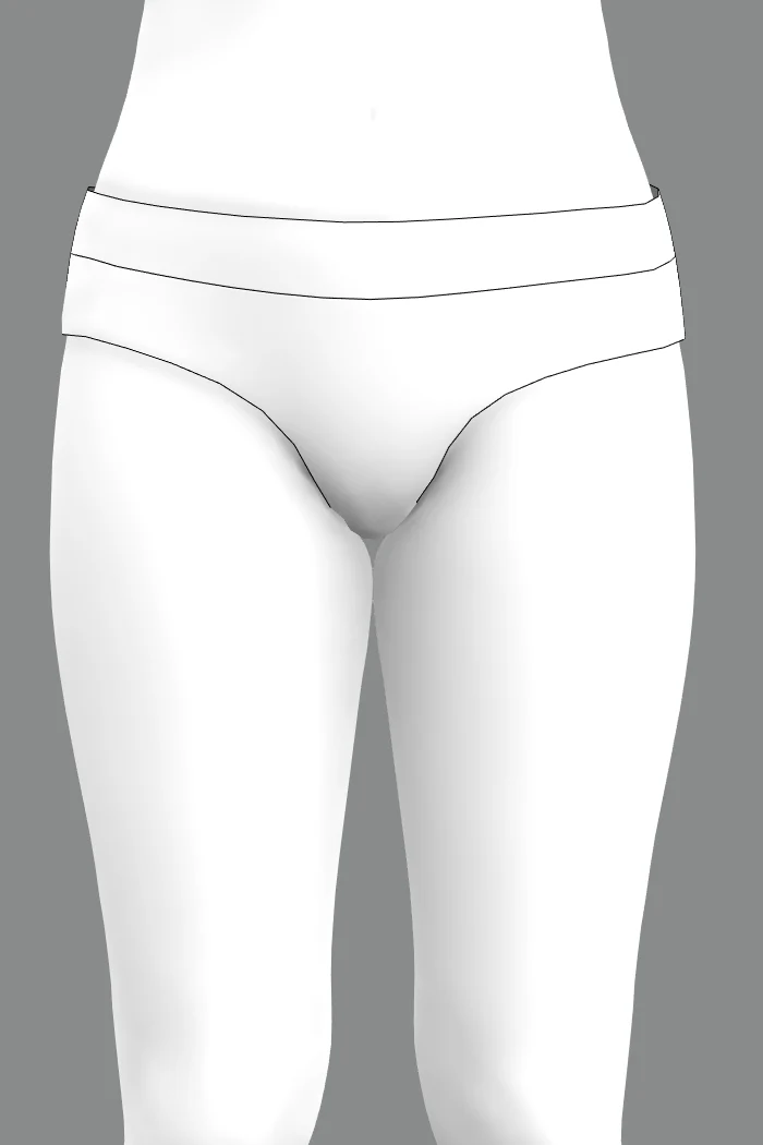 Hedvig hipster - White