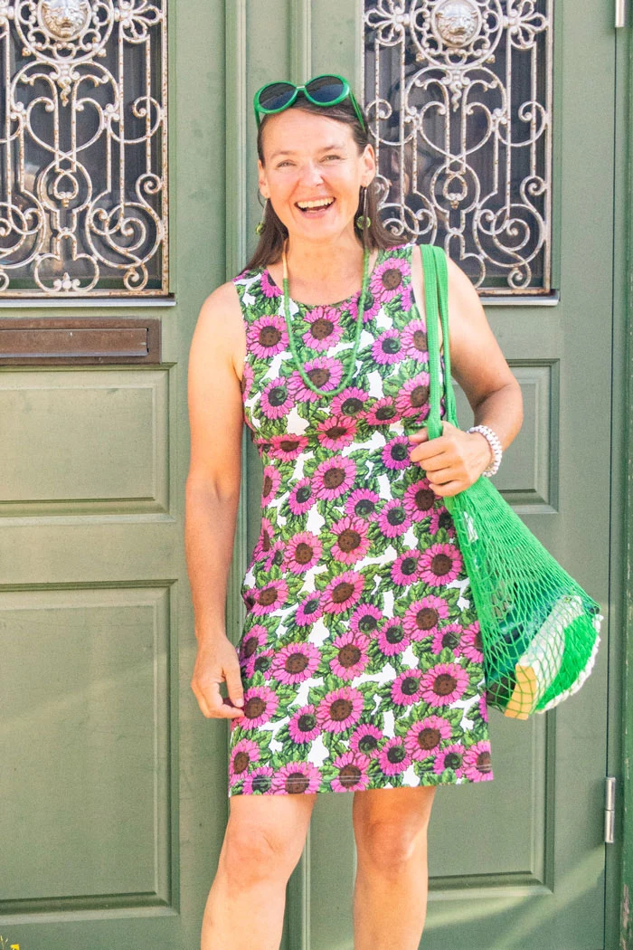 Klänning Anna - Sunflower pink