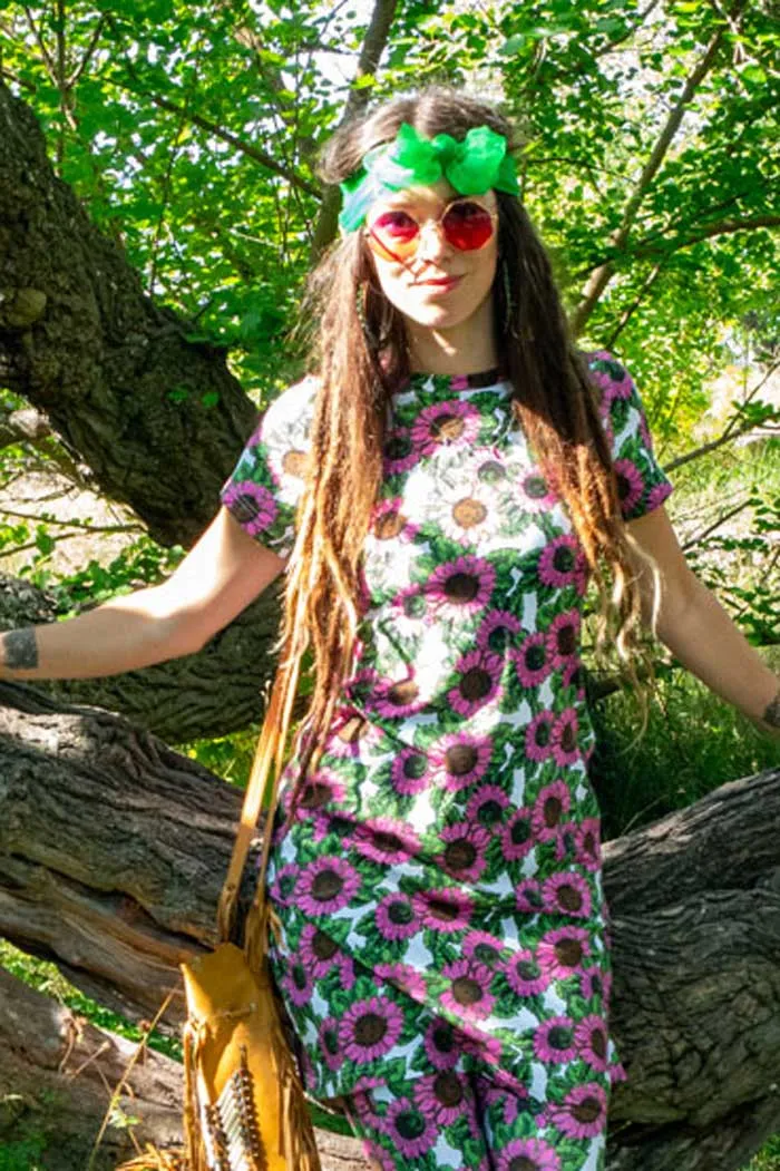 Klänning Fanny - Sunflower pink