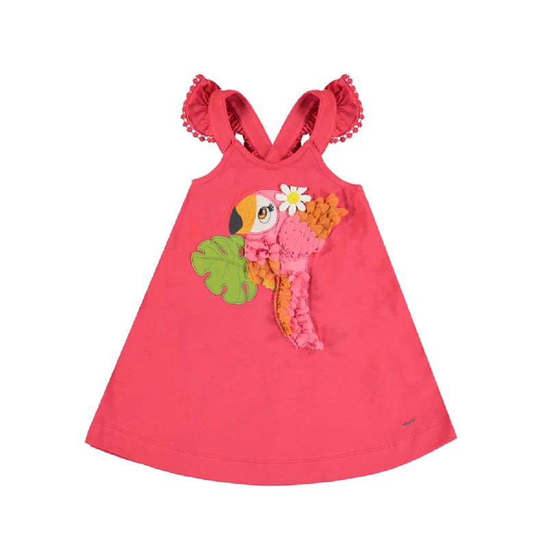 Girls Embroidered Toucan Sundress