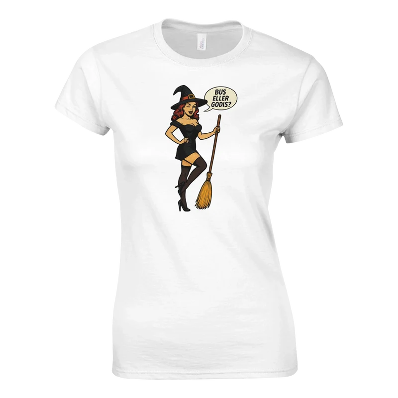 T-shirt Dam - Bus eller godis?