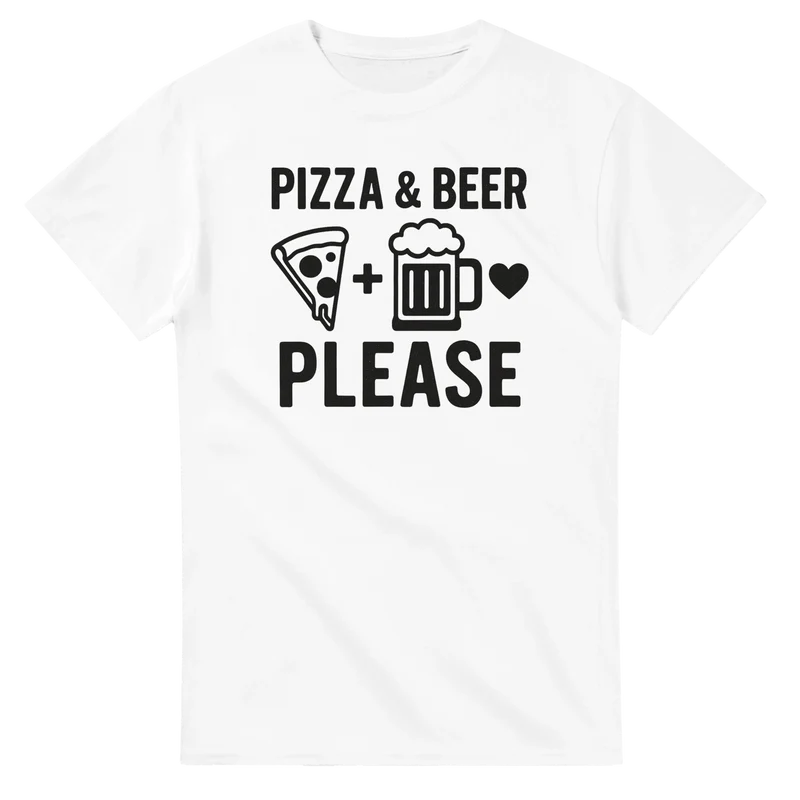 T-shirt - Pizza & Beer