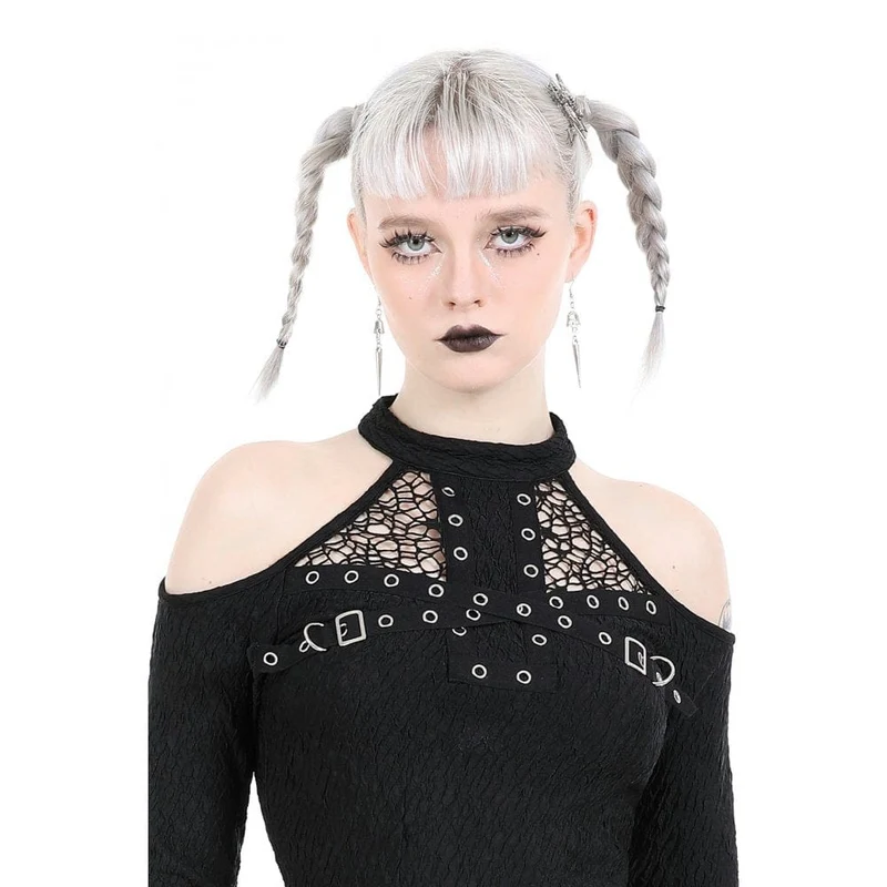 Gothic Skull Dubbade örhängen för kvinnor