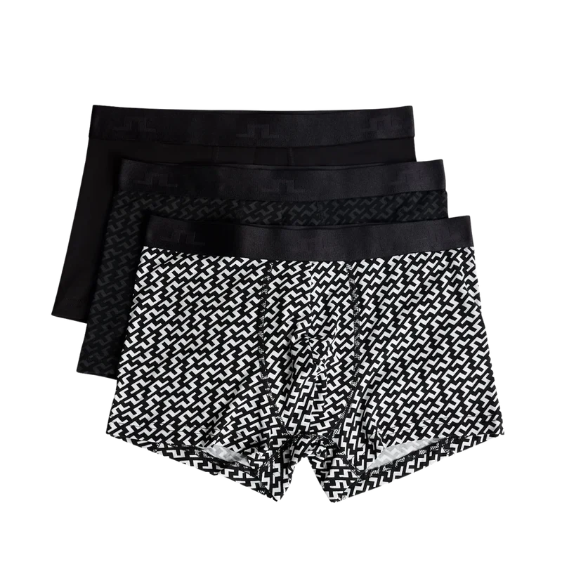 Seasonal Bridge Boxer - Multicolour Black