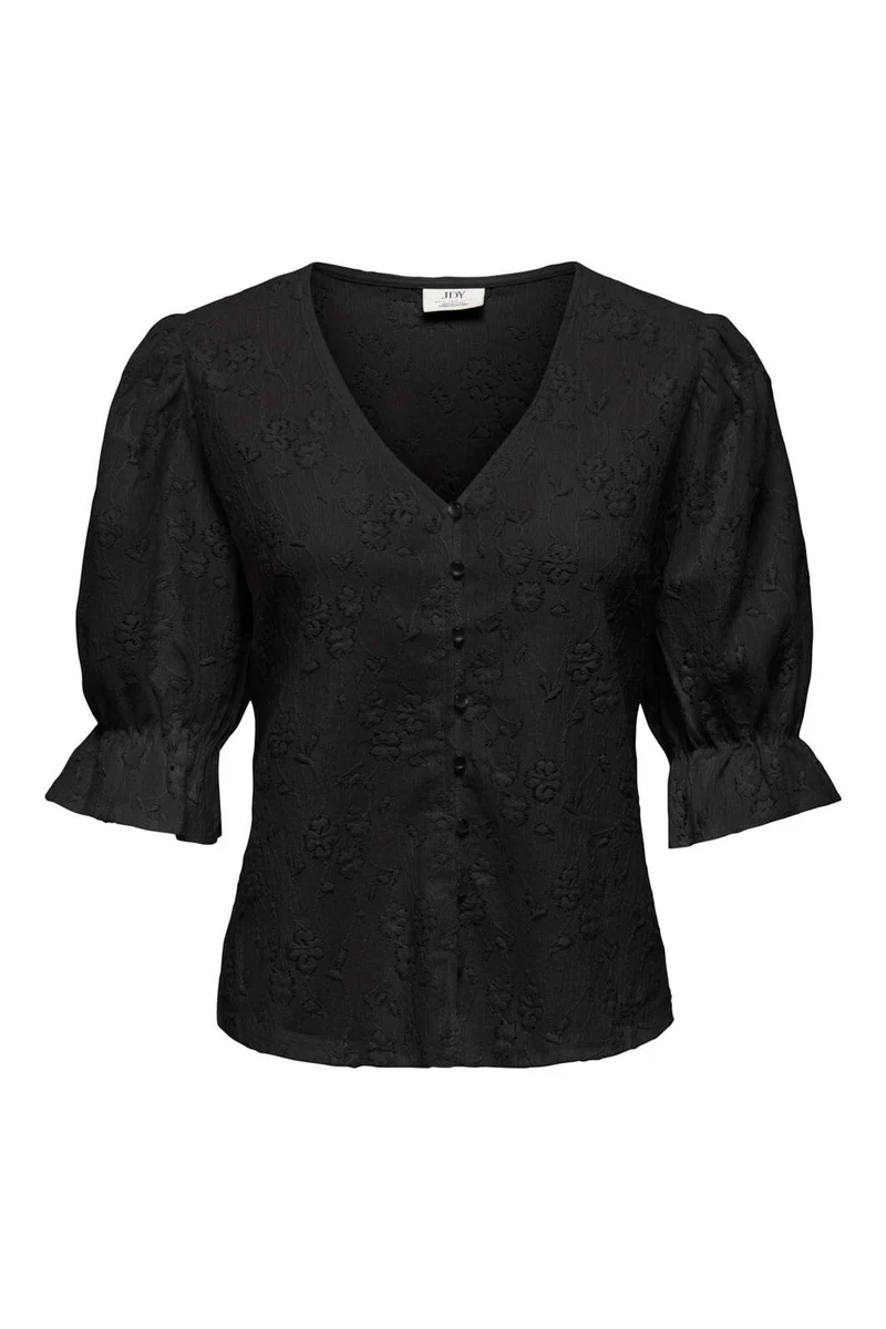 JDY - Jdyjakobe 2/4 Lace Top - 5102688 Black