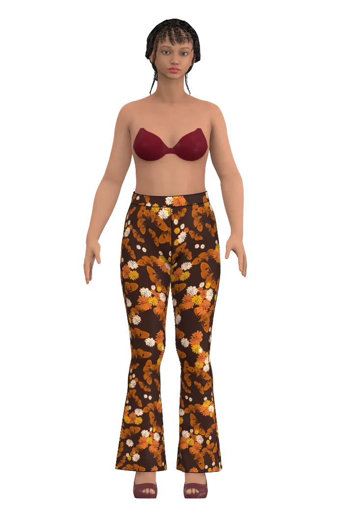 Linn Bootcut - ButterflyBloom brown