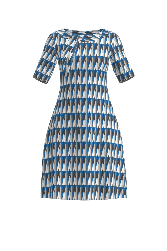 Klänning Sanna - Spikes blue
