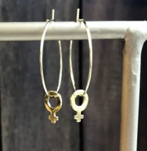 FEMME loops guldfärg