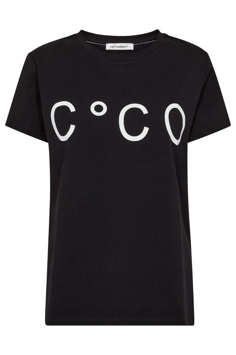Co´Couture - Signaturecc New Tee 33200 - 96 - Black