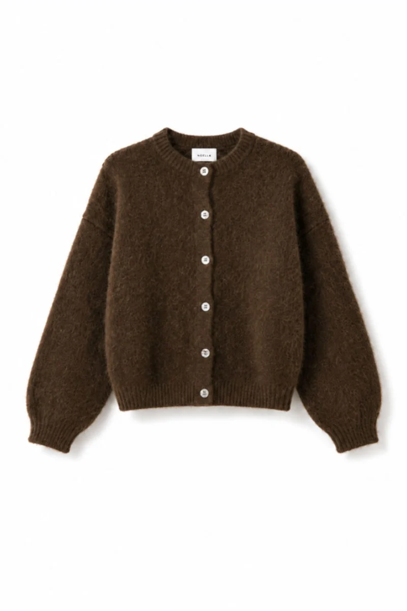 Noella - N-Mertice Knit Cardigan 16580005 - 674 - Chocolate