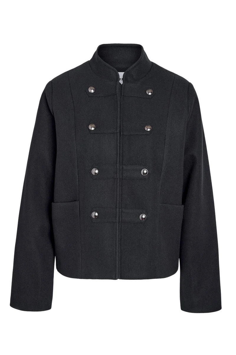 Noisy May - Nmleena Military Jacket - 5135649 Blue Graphite