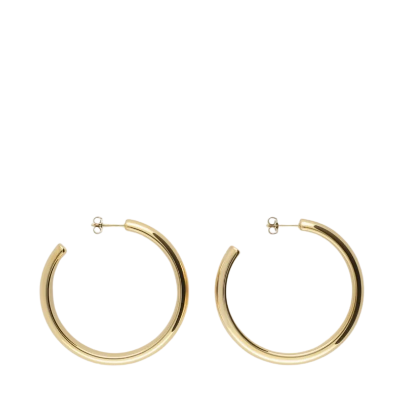 Earring Hoop Big - Gold