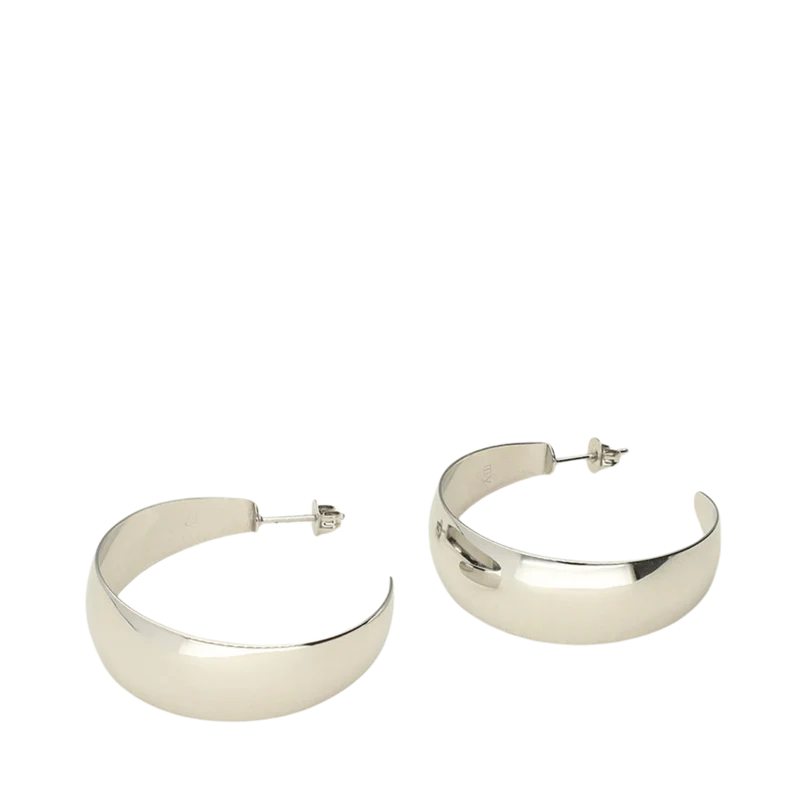 Earring Hoop 90S - Silver