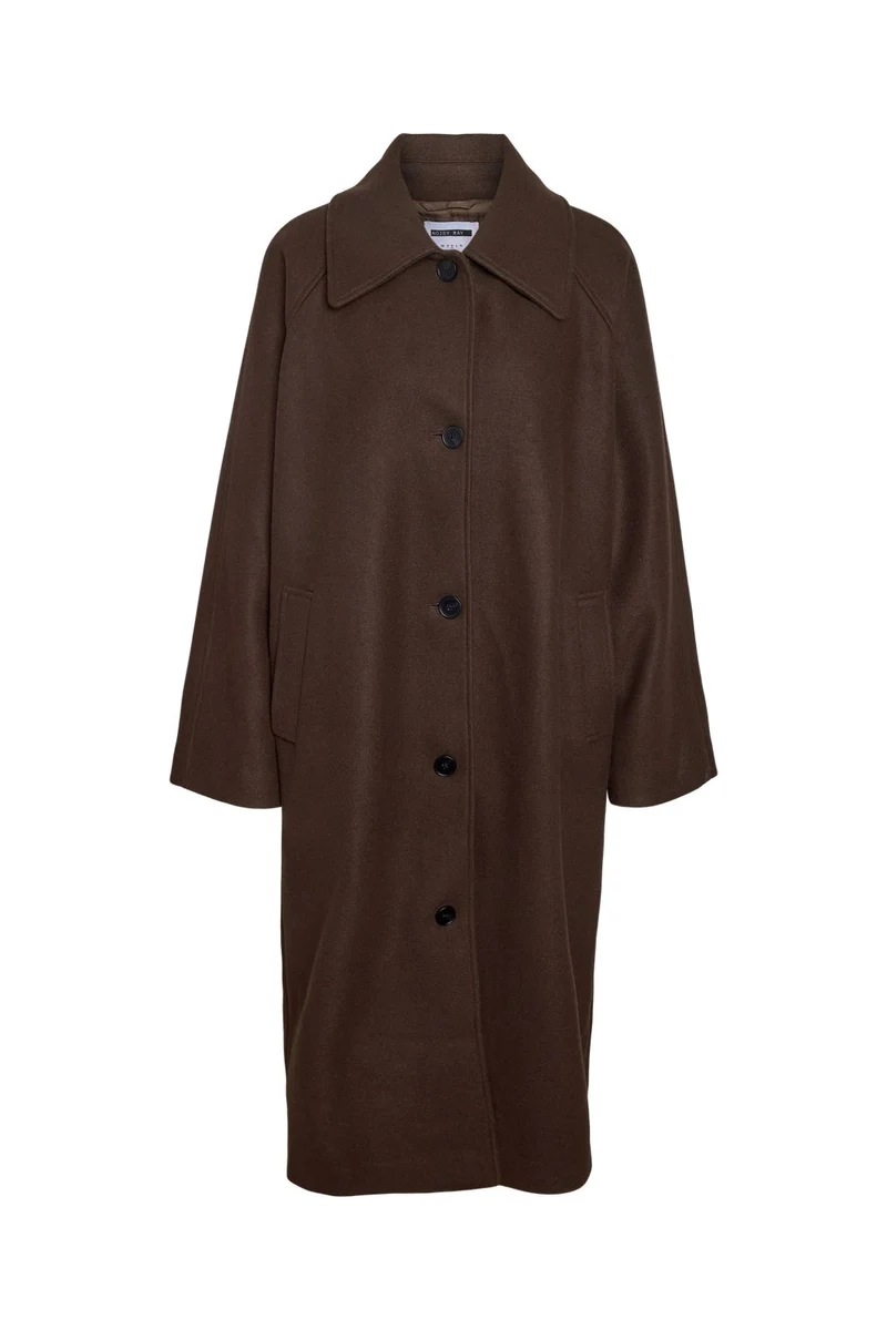 Noisy May - Nmalicia Carcoat - 5024118 Chocolate Brown Melange