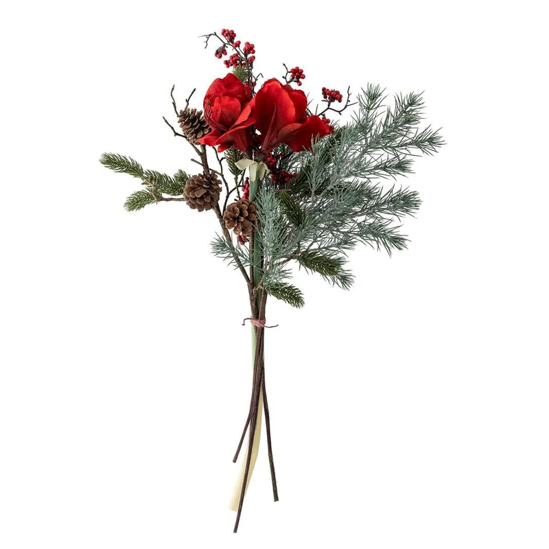 Bloomingville - Rubia Buket, RøD, Kunstige Blomster 82073065 - Red
