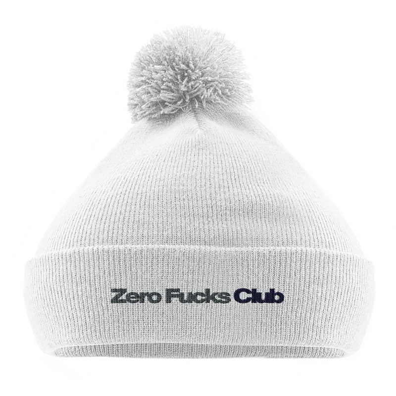 Mössa med bolltofs - Zero Fucks Club
