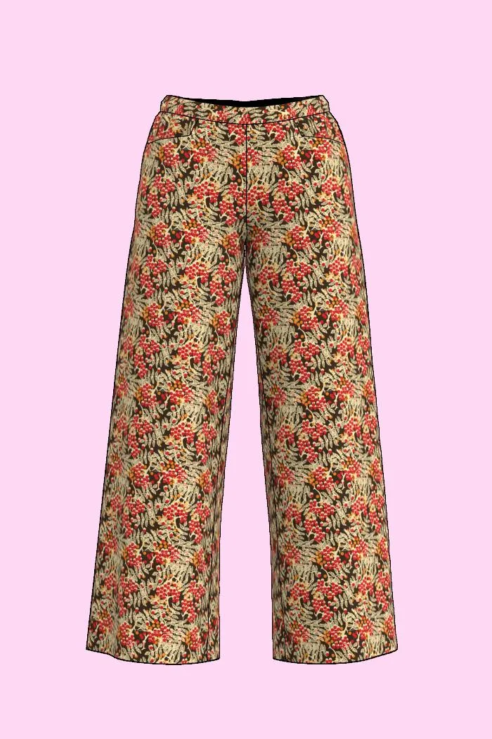 Byxan Carin - Rowanberries beige