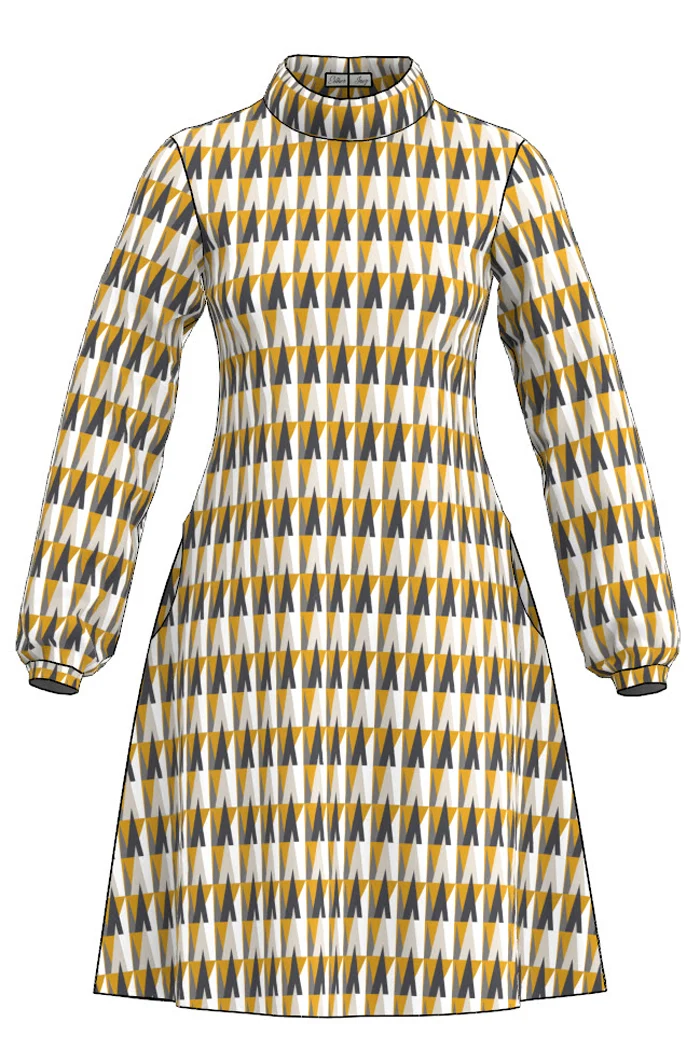Klänning Medina - Spikes Mustard