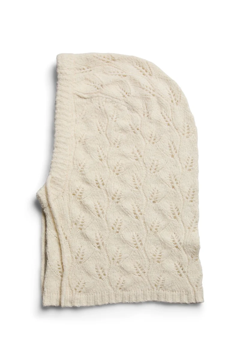 Pieces - Pcnambi Pointelle Balaclava - 5194343 Whitecap Gray