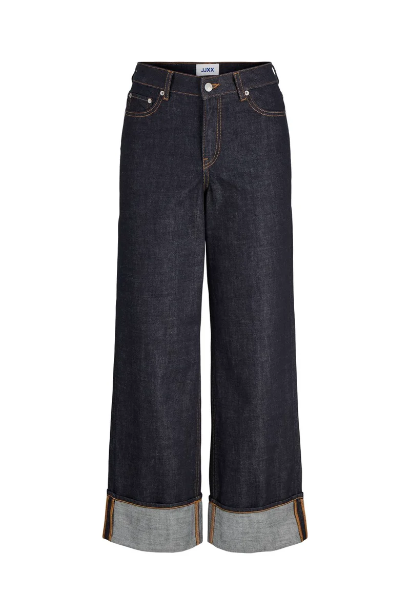 Jjxx - Jxtokyo Vega Wide Fold Up R269 - 4825097 Dark Blue Denim