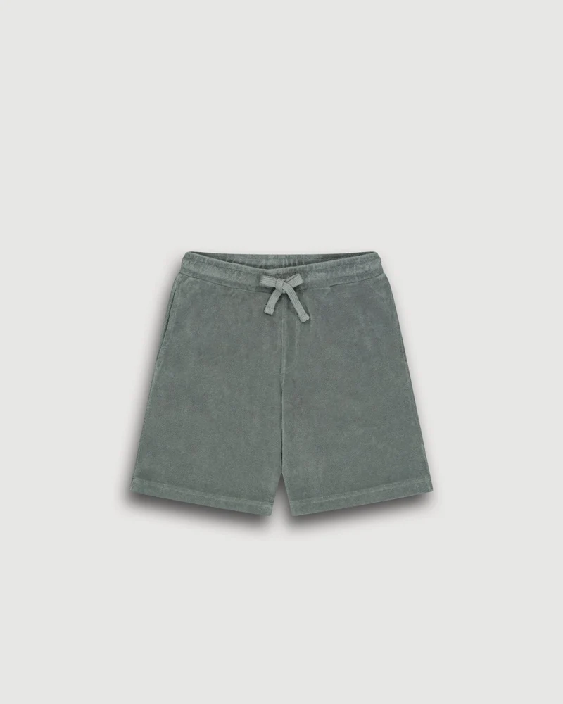 KNITTED BOUCLETTE BERMUDA