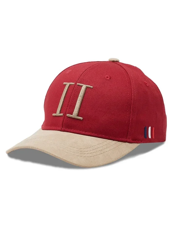 LES DEUX Baseball Cap Suede - Burnt Red