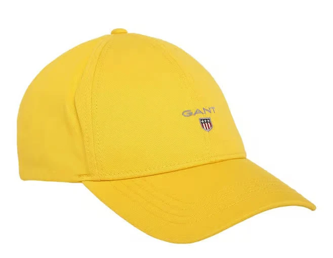 GANT Shield High Cotton Cap - Smooth Yellow
